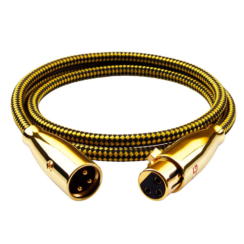 YYTCG Hifi XLR Cable High Purity OCC OFC Pure Copper XLR Male to Female Audio Cable for Microphone Mixer