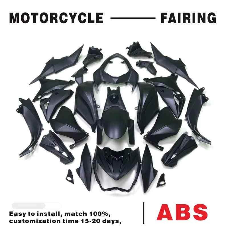 2013-2018 for KAWASAKI Z800 MATTE BLACK FAIRING KIT