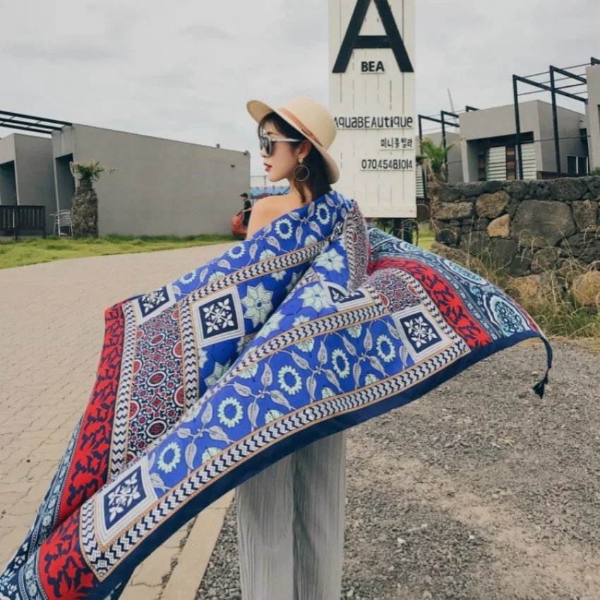 Blue Ethnic Style