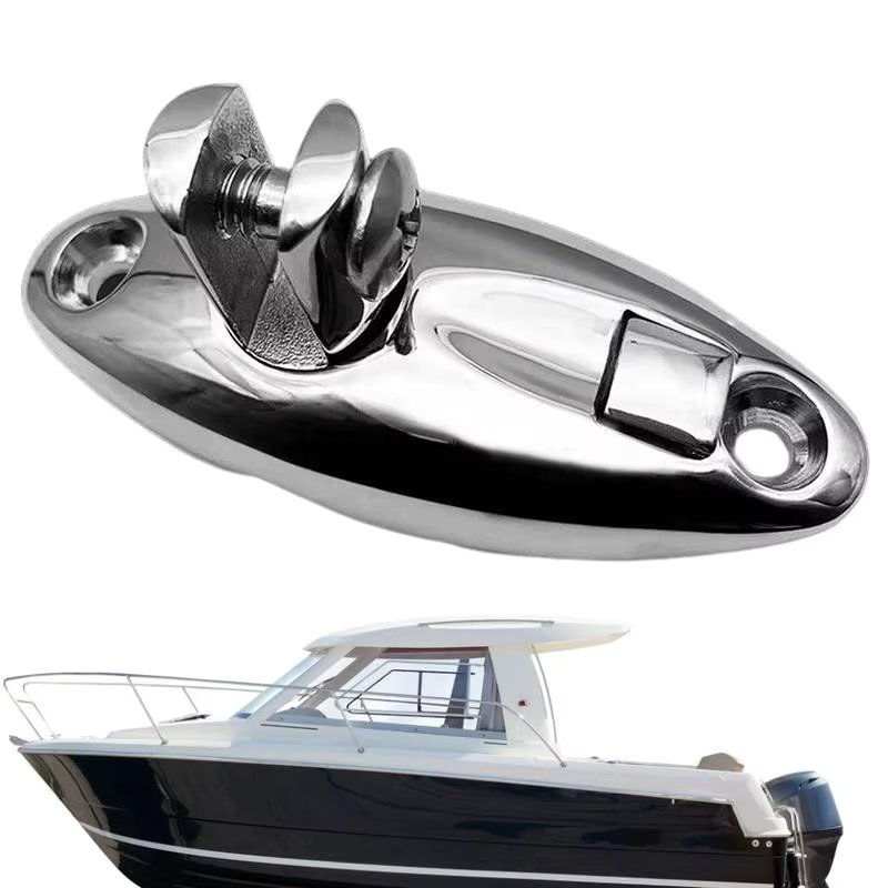 316 Stainless Steel Quick Release Deck Hinge Sheep Horn Mountain Seat Top Marine Hardware Hinge Mount