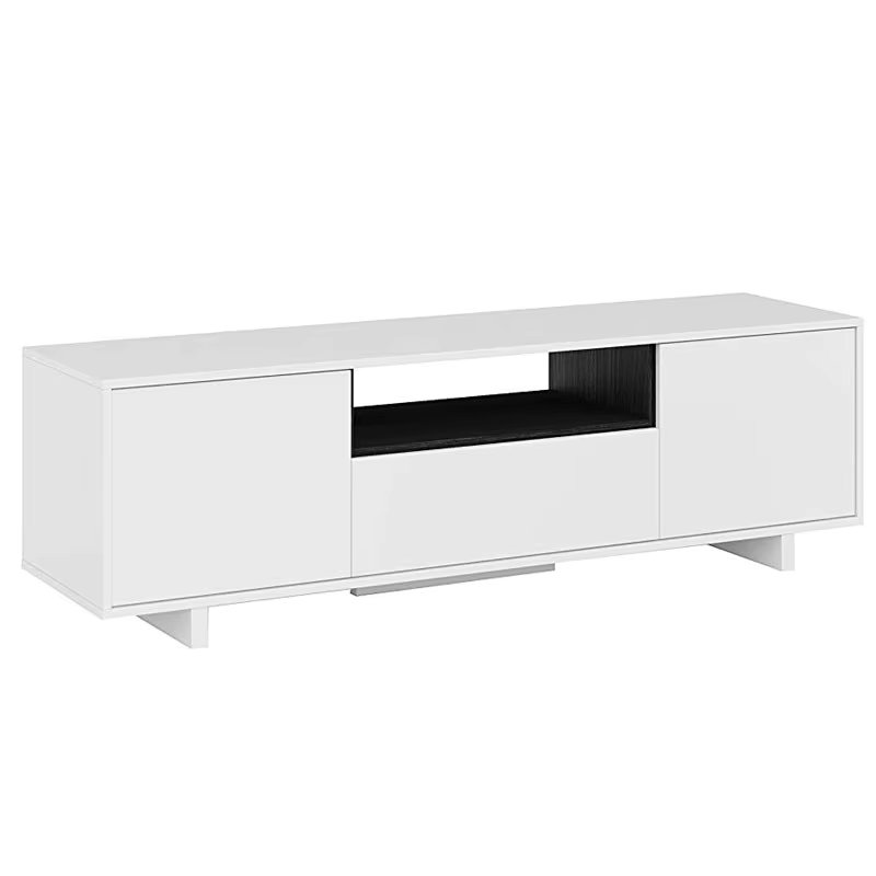 White tv cabinet, low TV furniture, Nordic tv furniture, tv furniture, TV stands, modern tv dining room cabinet 150 cm x 47cm x 41 cm background