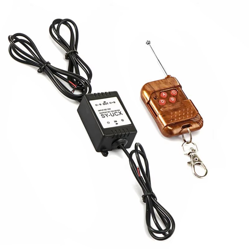 Compact Remote Control for IR RGB Led Strip Light DC12V Controller with 4Keys