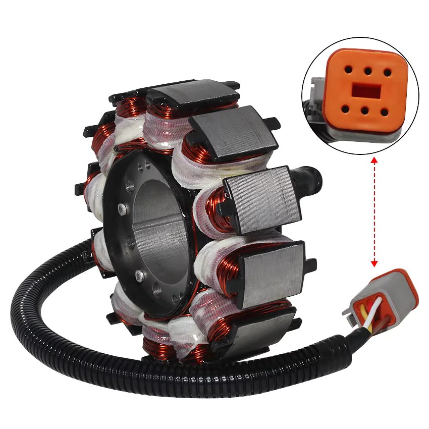 Motorcycle Generator Stator Coil Comp For Ski Doo GSX MXZ Summit Skandic 600HO 800R LE SE LTD XRS TNT WT SP 420665435  420665433