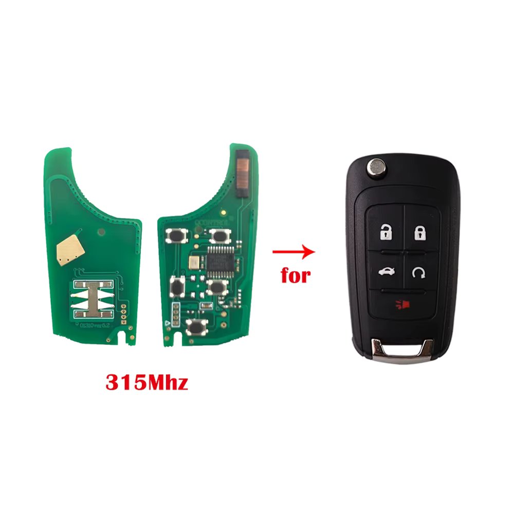 5Button 315Mhz Board