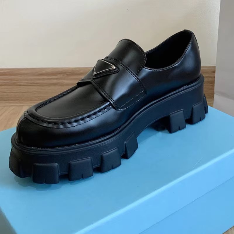 럭셔리 하이힐 레플리카 여성 다기능 캐주얼 2024 두꺼운 밑창 신발 디자이너 패션 하이힐 34-41