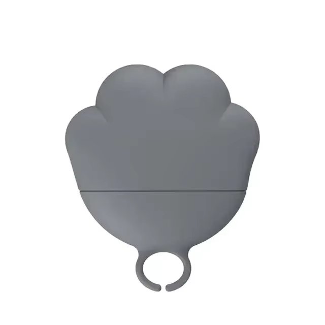 Gray can lid