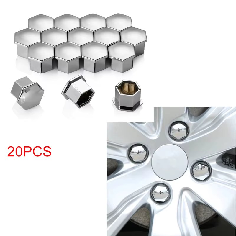 Car Wheel Nut Rim Cover Tyre Screw Cap For Peugeot 207 301 307 308 408 508 3008 Citroen C4l C5 C2 16 20 pcs Exterior Accessories