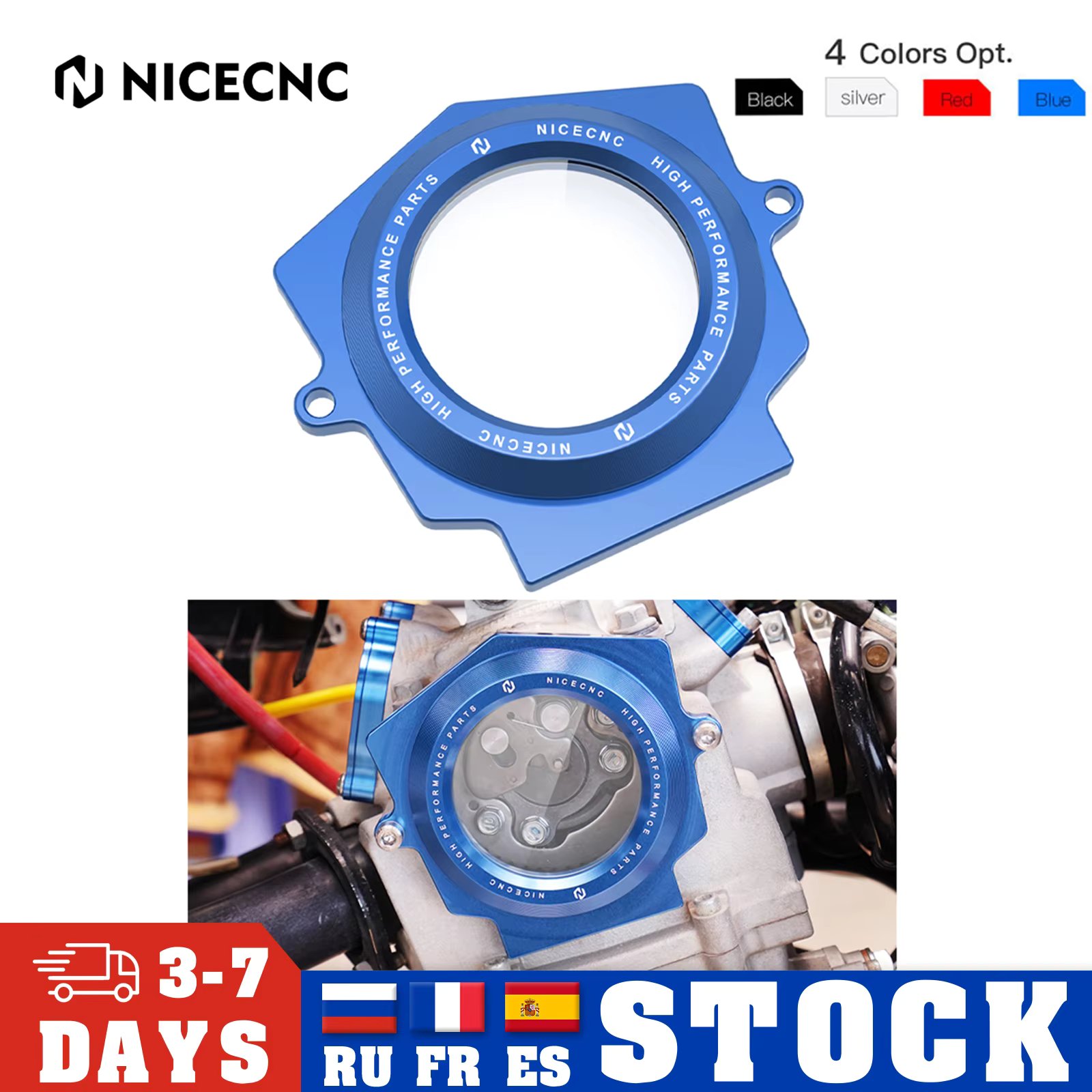 NICECNC ATV Cam Cover Guard for YAMAHA Raptor YFM700 R 700R YFM700R 700RSE RSE2 700RSP 2006 - 2023 OEM 2015 1S3-11185-00-00