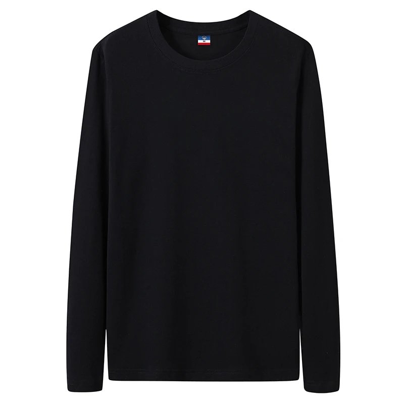 Good Quality 4XL 5XL Plus Size T-Shirts Men Long Sleeves Cotton Tops Male Tees Basic Plain Tshirts Women Tee Shirts Underwears