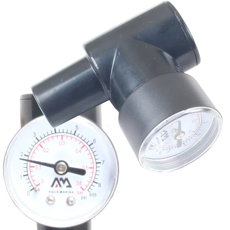 hand pump air pressure gauge kayak air thermometer kayak test air valve connector SUP stand up paddle board etc