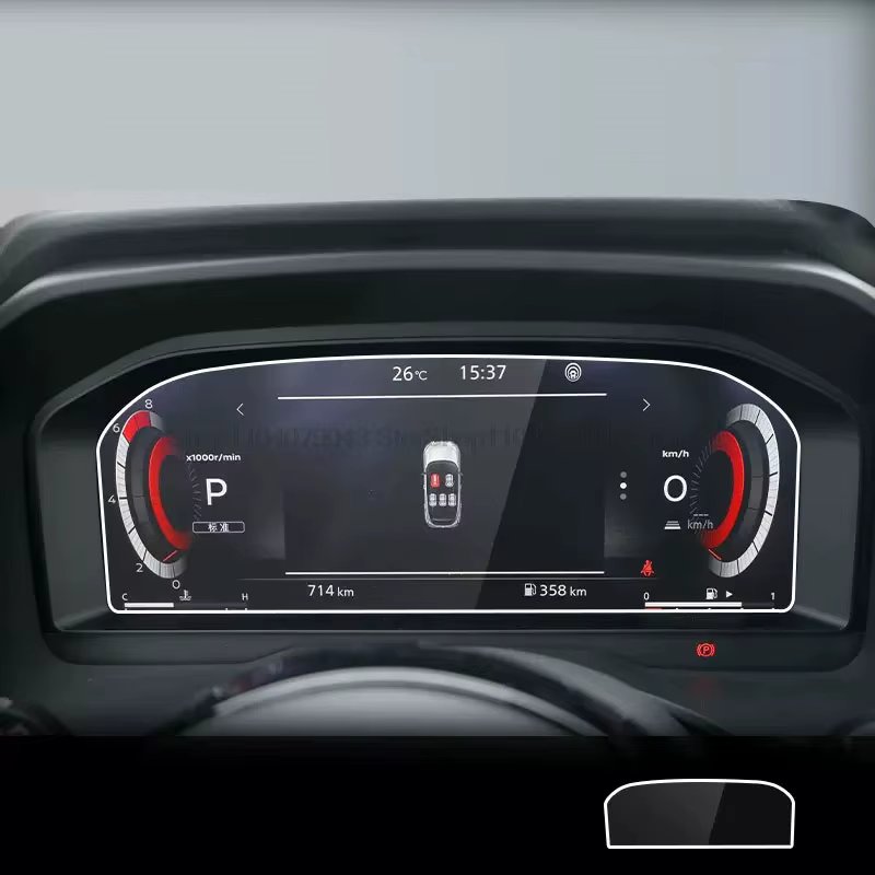 Tempered glass protector film For Nissan Qashqai J12  / X-Trail T33  2022 2023 12.3inch car Dashboard LCD Screen anti-scratch