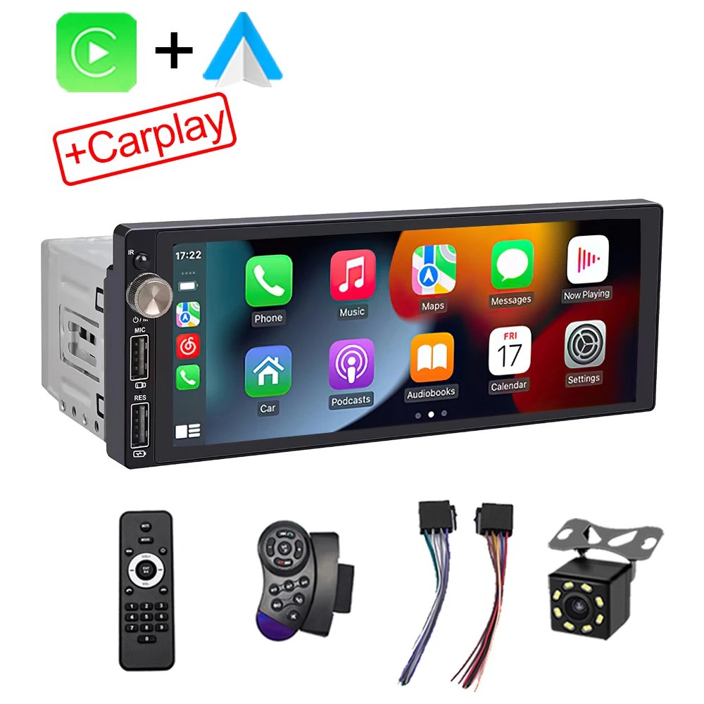 1DIN 69 Carplay 8LED