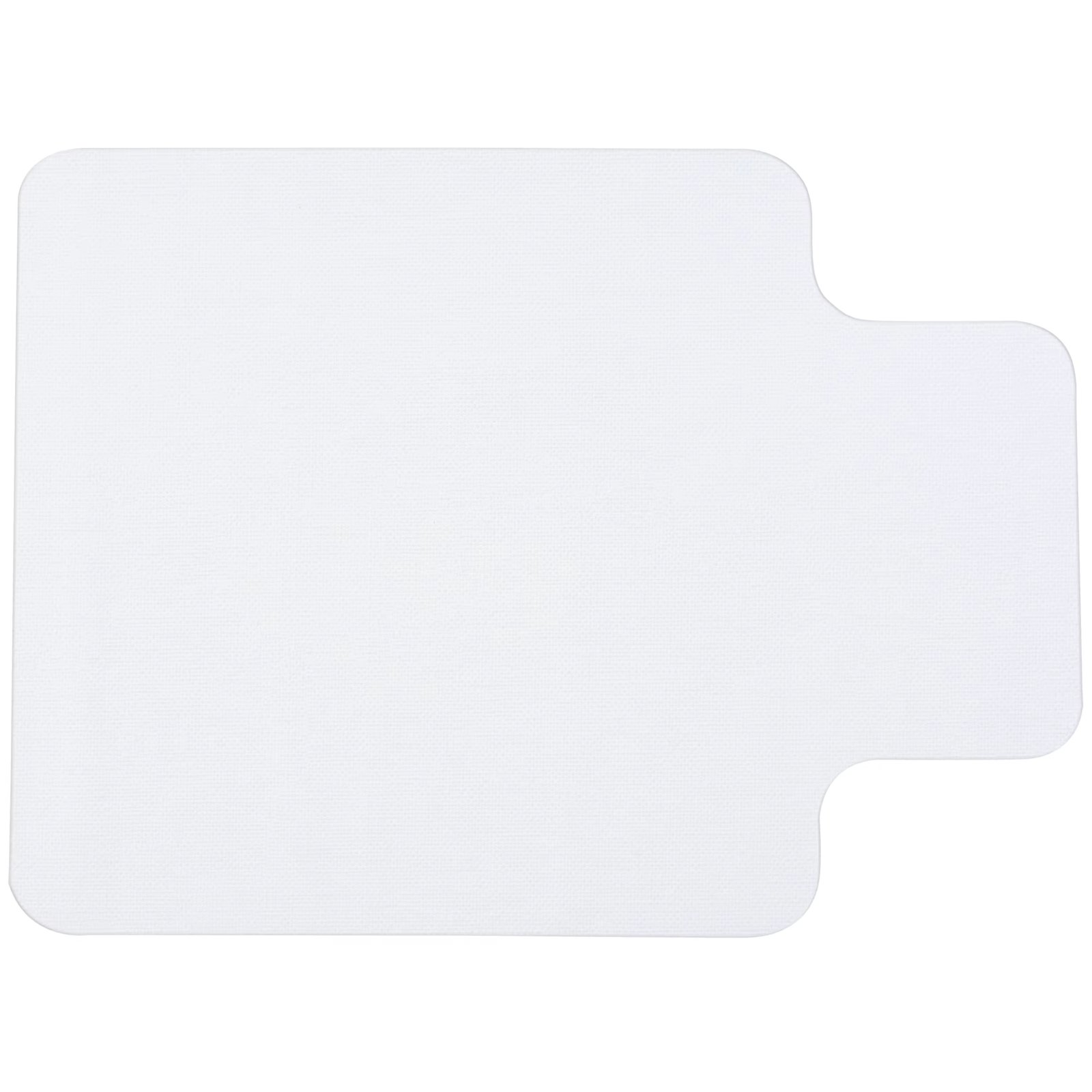 HOMCOM Alfombra Protectora Silla Oficina 90x120cm Protector Suelo Enmoquetado