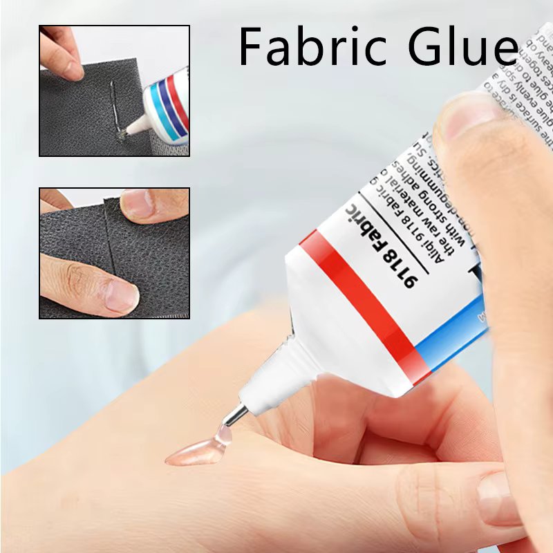 Fabric Glue Clear DIY Cloth Fibre Adhesive Strong Glue Multipurpose Industrial Repair Adhesive For Jewellery Crafts Leather Bag