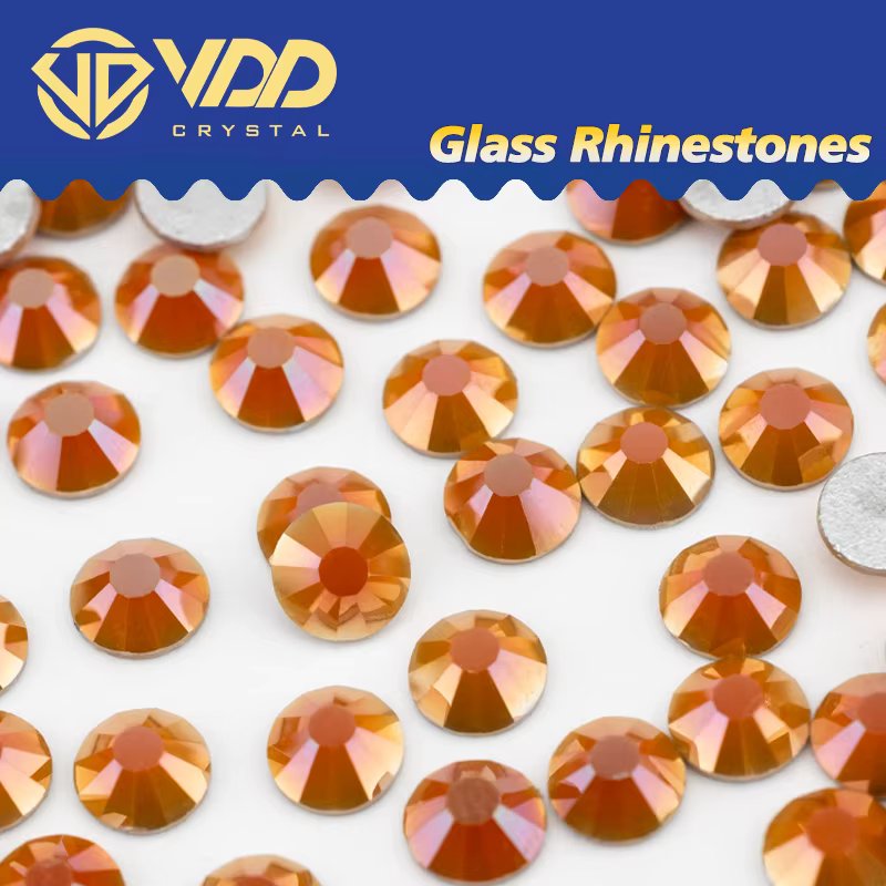 VDD Glaze-Color SS6-SS30  High Quality Glass Rhinestones Crystal Flatback Glitter Strass Stones Nail Art DIY Crafts Decorations