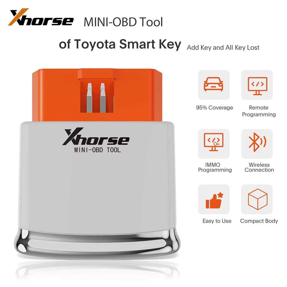 Xhorse MINI OBD FT-OBD Tool XDMOT0GL for Toyota Add Key & All Key Lost OBD Programming