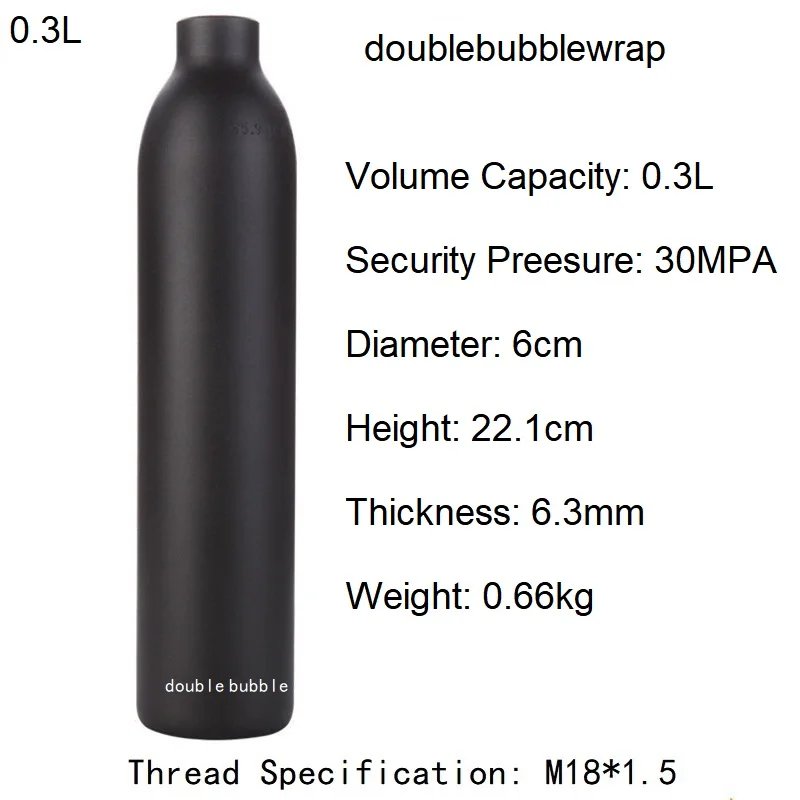 0.3L Aluminum Tank