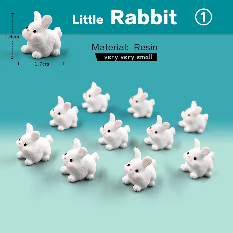 10pcs Rabbits