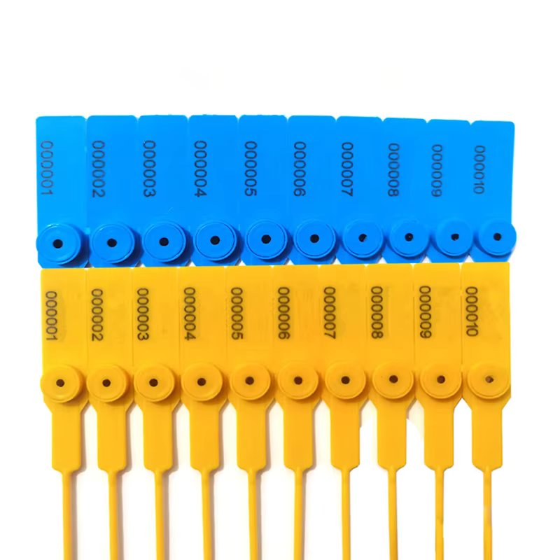 100PCS Anti-Theft Container Seal Lock Disposable Plastic Seals Self-Locking Nylon Cable Ties It Can Be Customized Logo 28cm