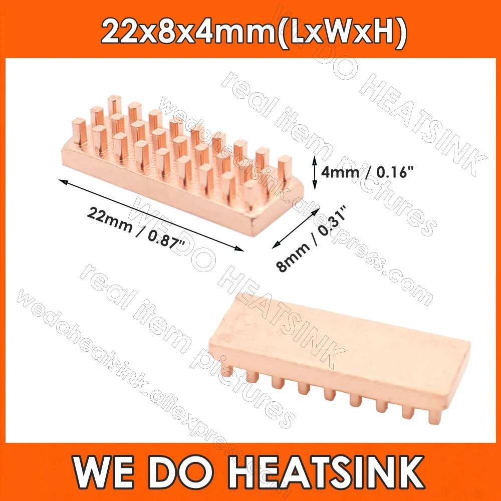 22x8x4mm (No Pad)