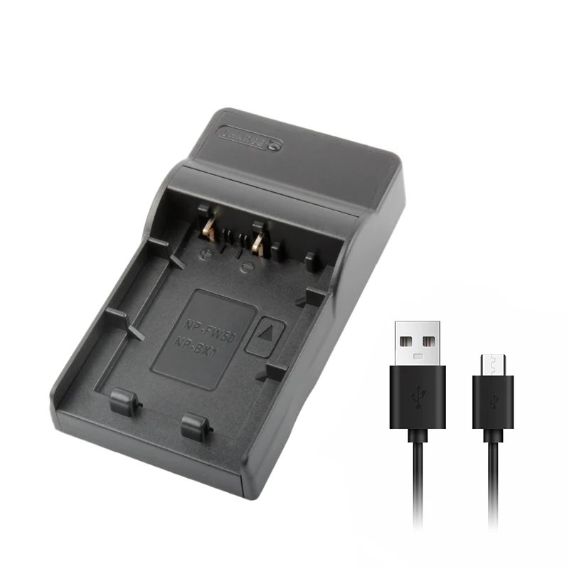 NP-BX1 Battery USB Charger for Sony Digital Cameras DSC-RX1 RX1R RX100 RX100 II WX300 WX500 H400 HX300 HX50 AS10 AS20 AS100 MV1