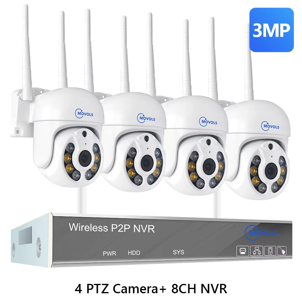 10CH 3MP With 4 PTZ