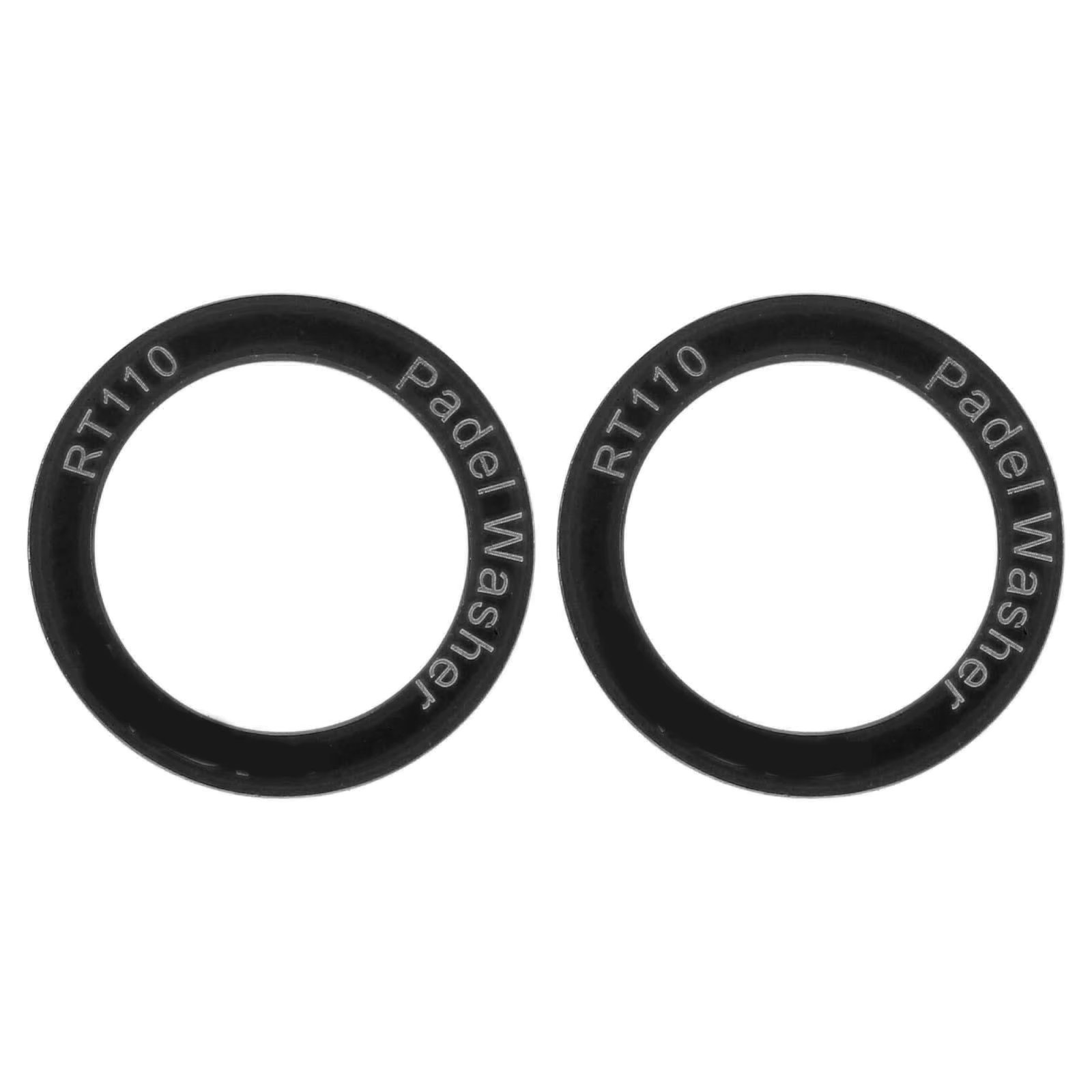 2Pcs Titanium Alloy Bike Pedal Washers - Waterproof, Rustproof & Noise-Reducing for Smooth Cycling