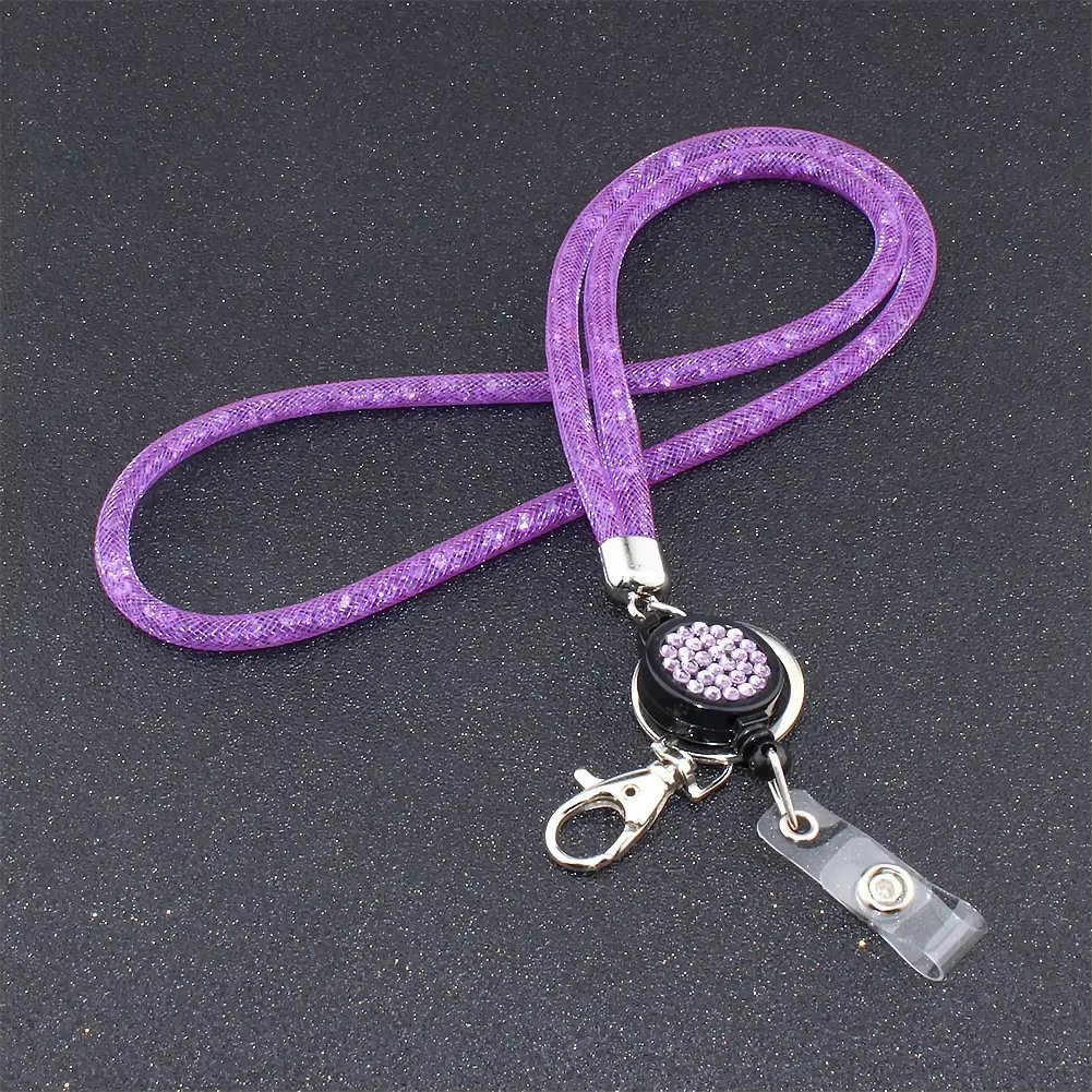 Fashion Women Neck Strap Key Card Holder Lanyard Work Badge Gym ID Card Holder Doctor Nurse Card Cover Lanyard