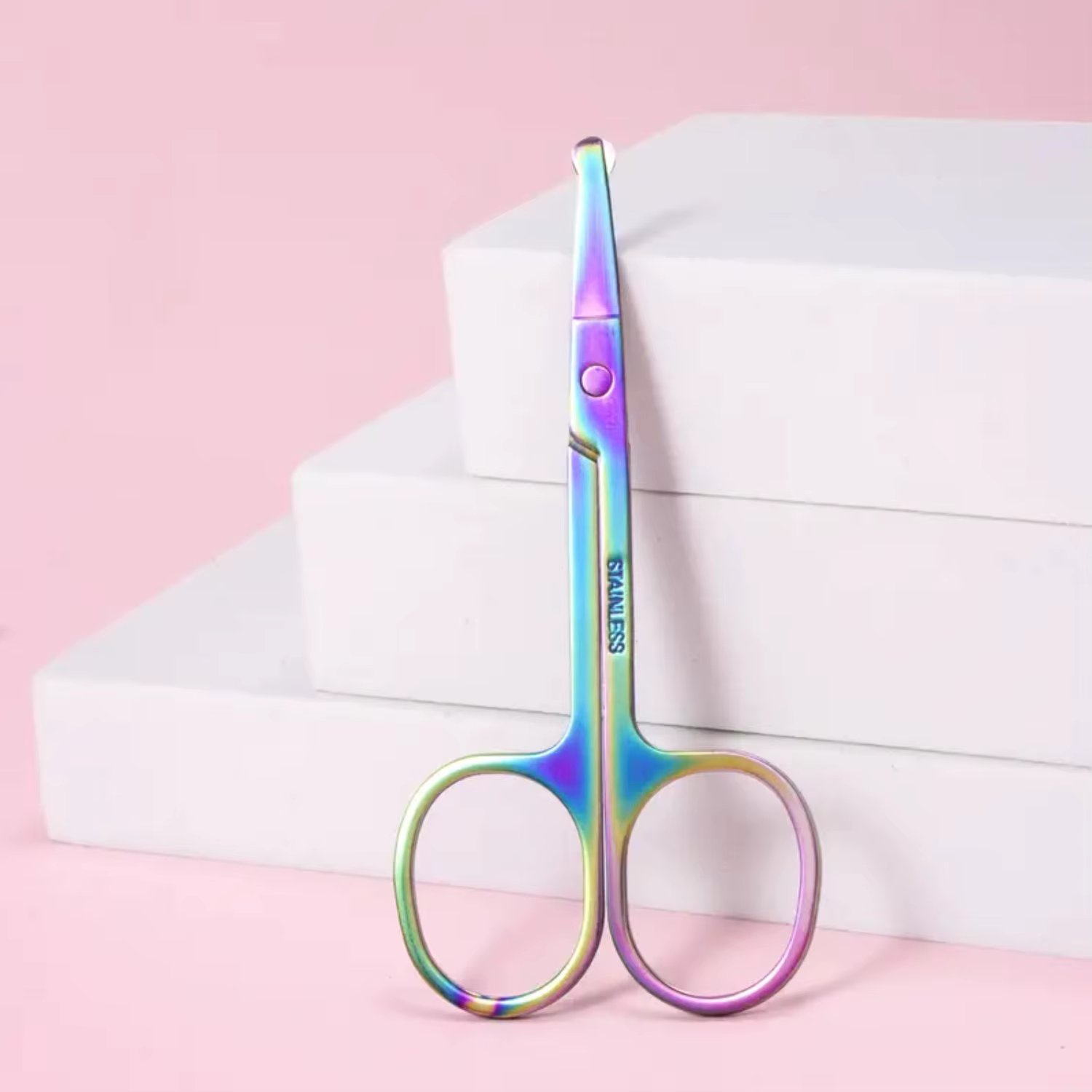 Vibrant Colorful Safety Scissors Series Hair Removal Tools with High Precision Blade for Smooth and Effortless Grooming Experien