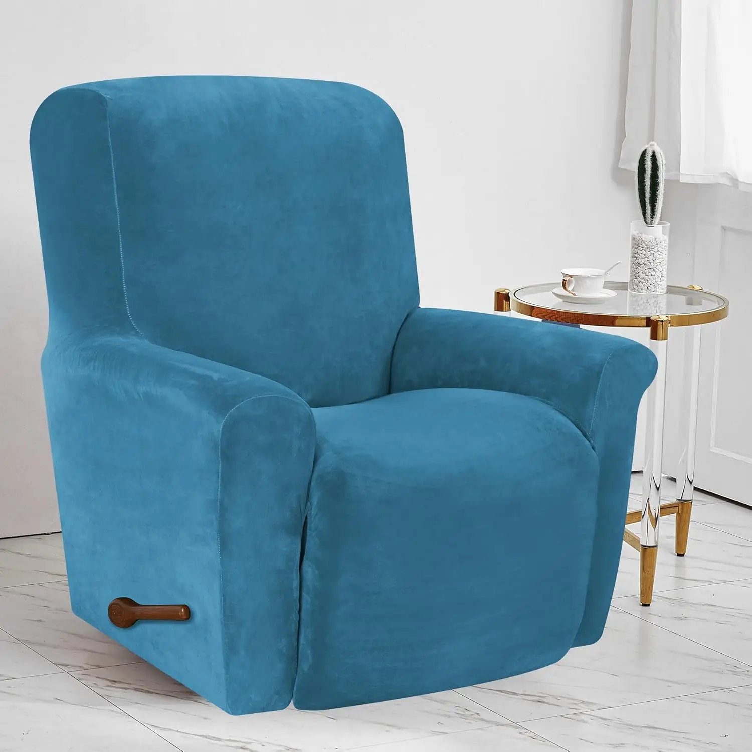 Peacock Blue Plush