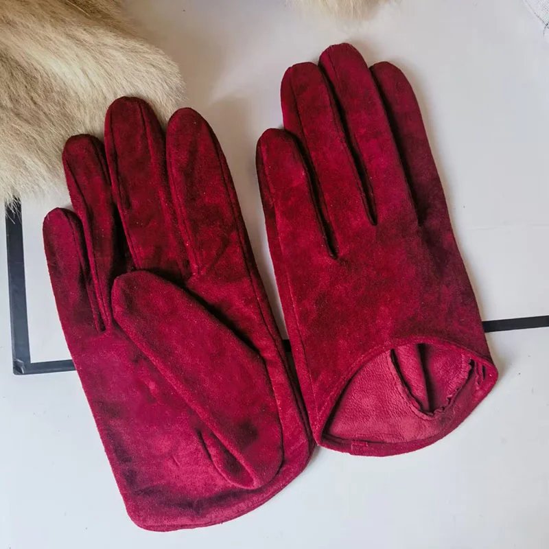 red suede