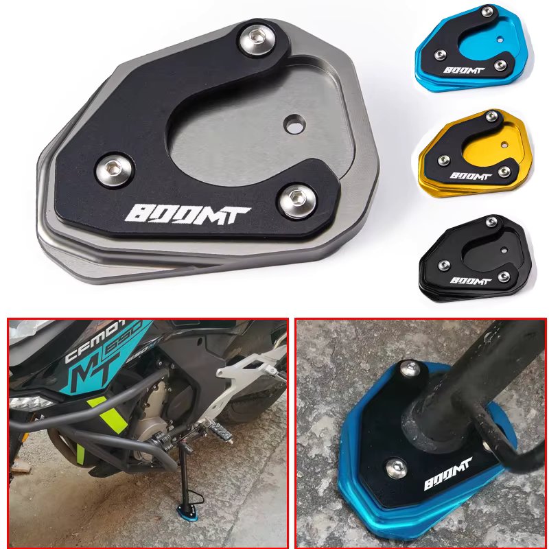 For CFMOTO MT800 800MT 650MT 800 650 MT CF MOTO 650 TR-G 650TR-G Accessories Motorcycle Side Stand Extension Pad Bracket