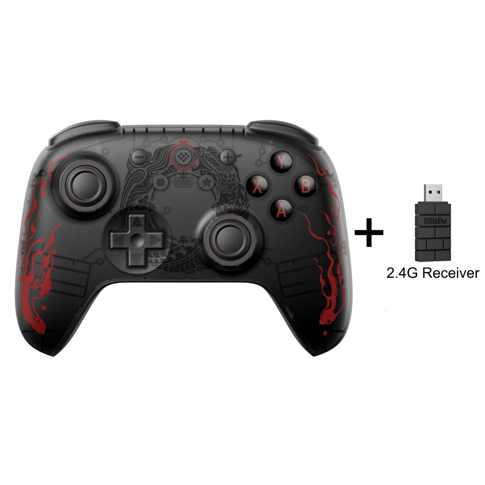 8BitDo Ultimate 2C Black Myth Wukong Wireless Gaming Controller for PC,Windows 10,11,Android with Hall Effect Triggers&Joysticks
