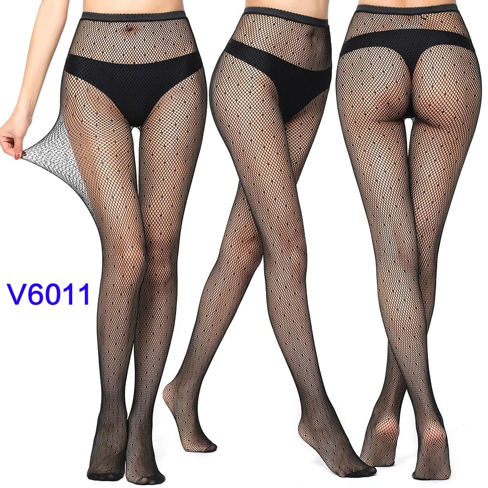 Hot Women Sexy Gothic Fishnet Tights Stars Rose Hollow Pattern Mesh Net Stockings Black Bottom Pantyhose Female Erotic Lingerie