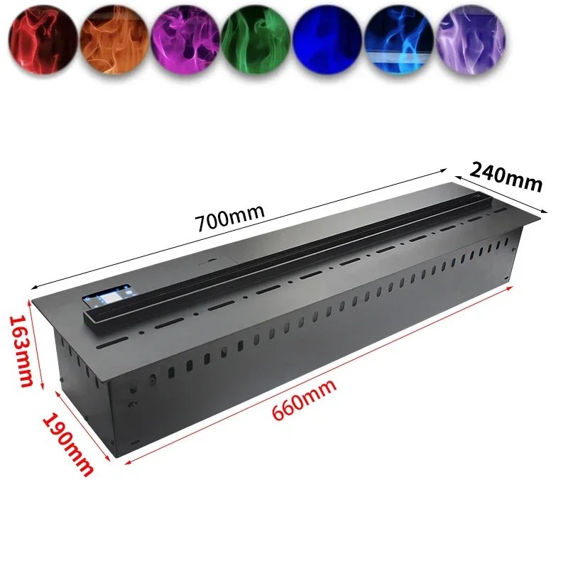 Smart Vapour Vapor Water Steam Electric Fireplace App Voice Control 3D Multicolor Flame Custom Living Room Decoration TV Stand