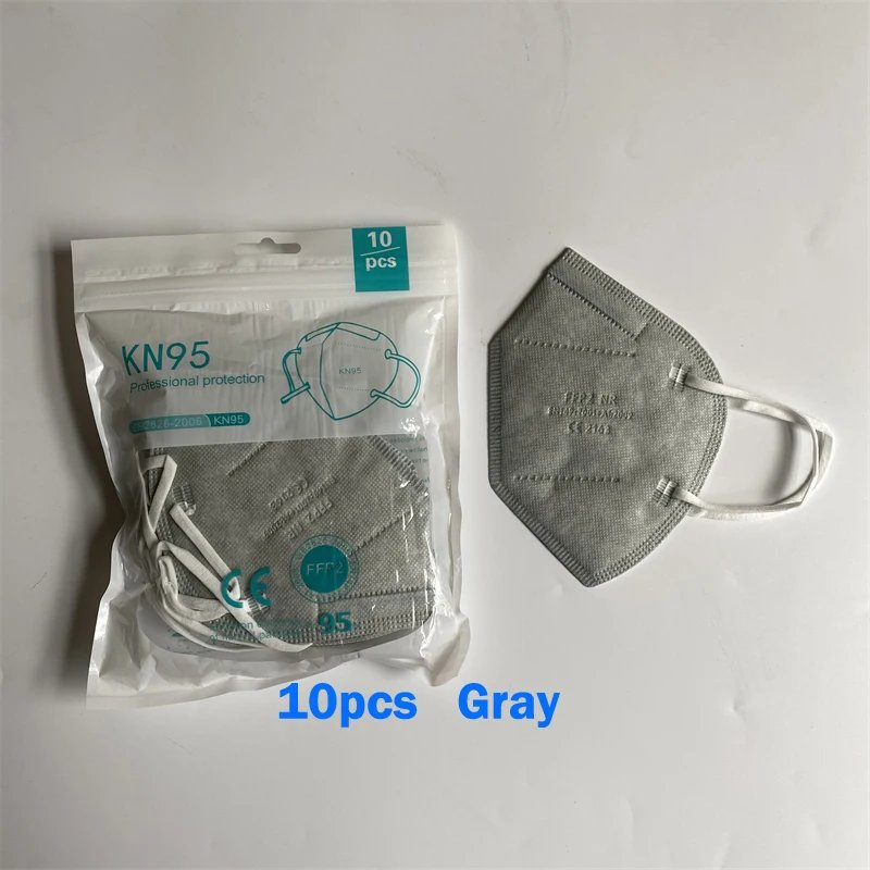 10Pcs Grey