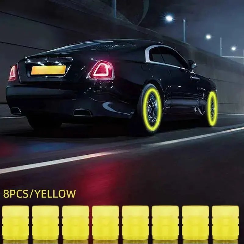 8pcs yellow