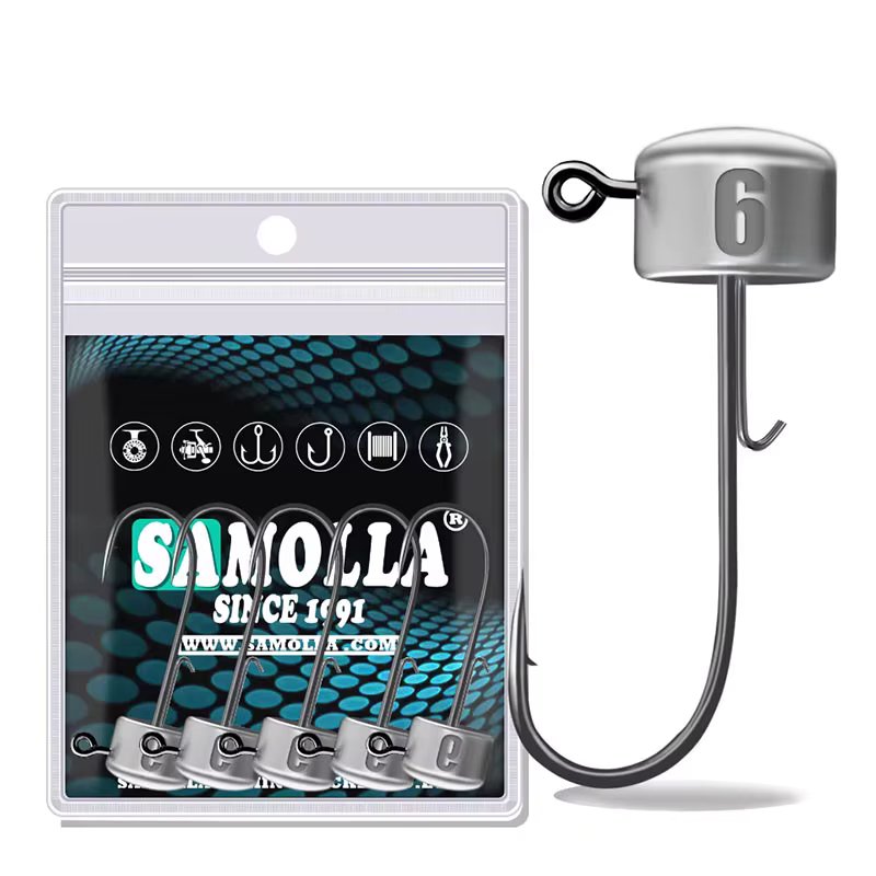 Ned Rig Jig heads Fishing Hooks 1.8-6g Tumbler Ajing For Soft Worm Lure Bass Fish Pesca Rockfish Pike Trout Accessories