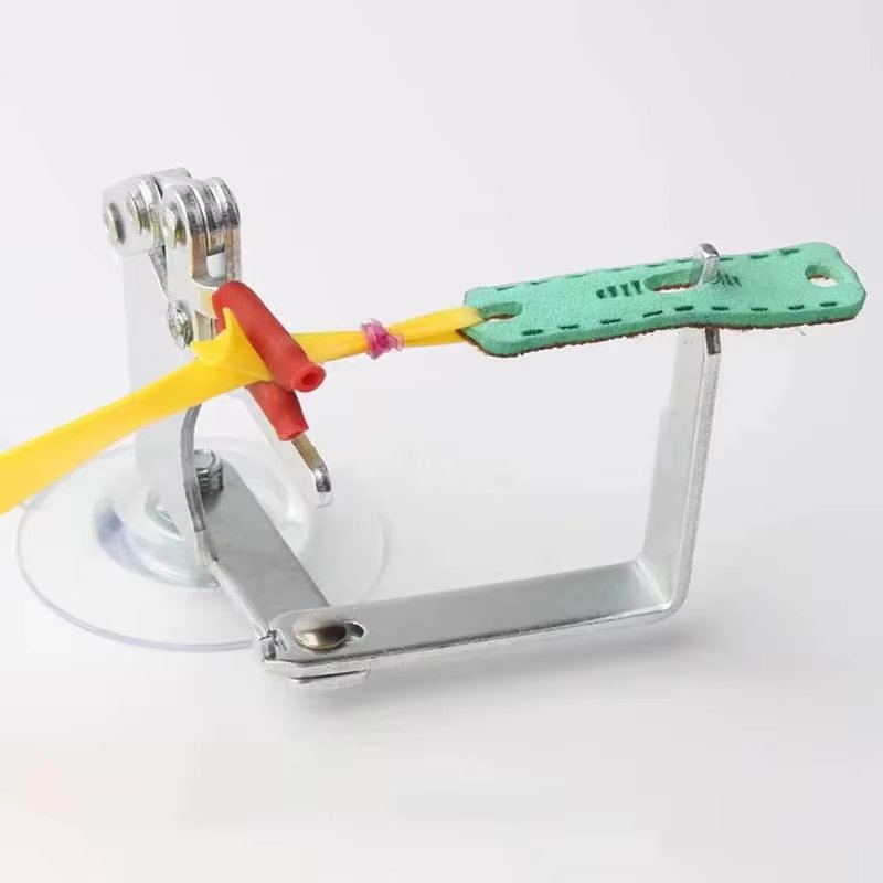 Slingsshot Tied Rubber Band Tools Adjustable DIY for Slingshot Catapult Hunting Mini Portable Rubber Assistant Accessories