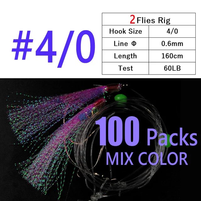 100packs 2 hooks 4l0