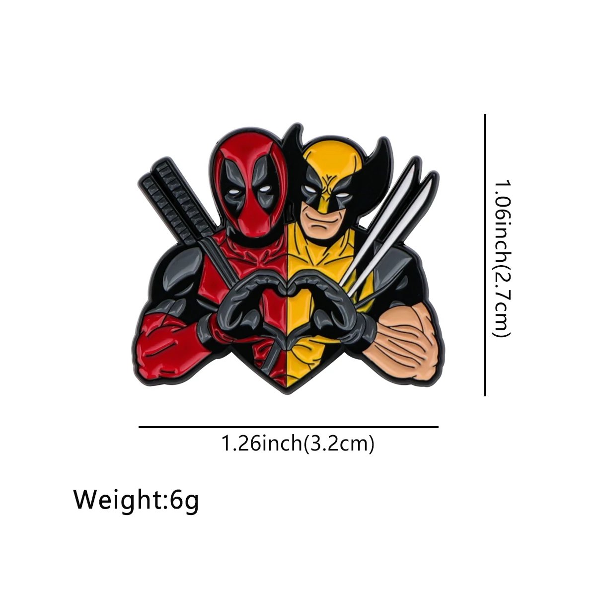 Cool Movie Characters Lapel Pins for Backpack Enamel Pin Men Brooch for Clothes Iron Briefcase Badges Accessories Gift
