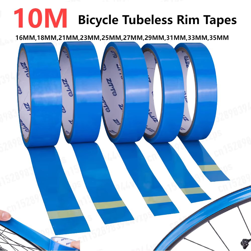 10M Bike Rim Strips Bicycle Rim Strip Tape Wear-Resistant Tubeless Rim Type Bicycle Tire Parts 16/18/21/23/25/27/29/31/33/35mm