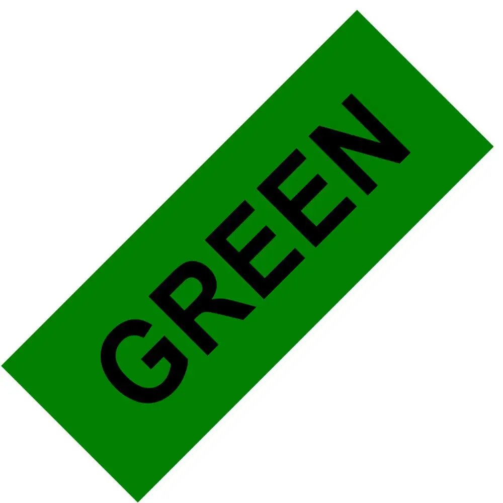 Black on Green