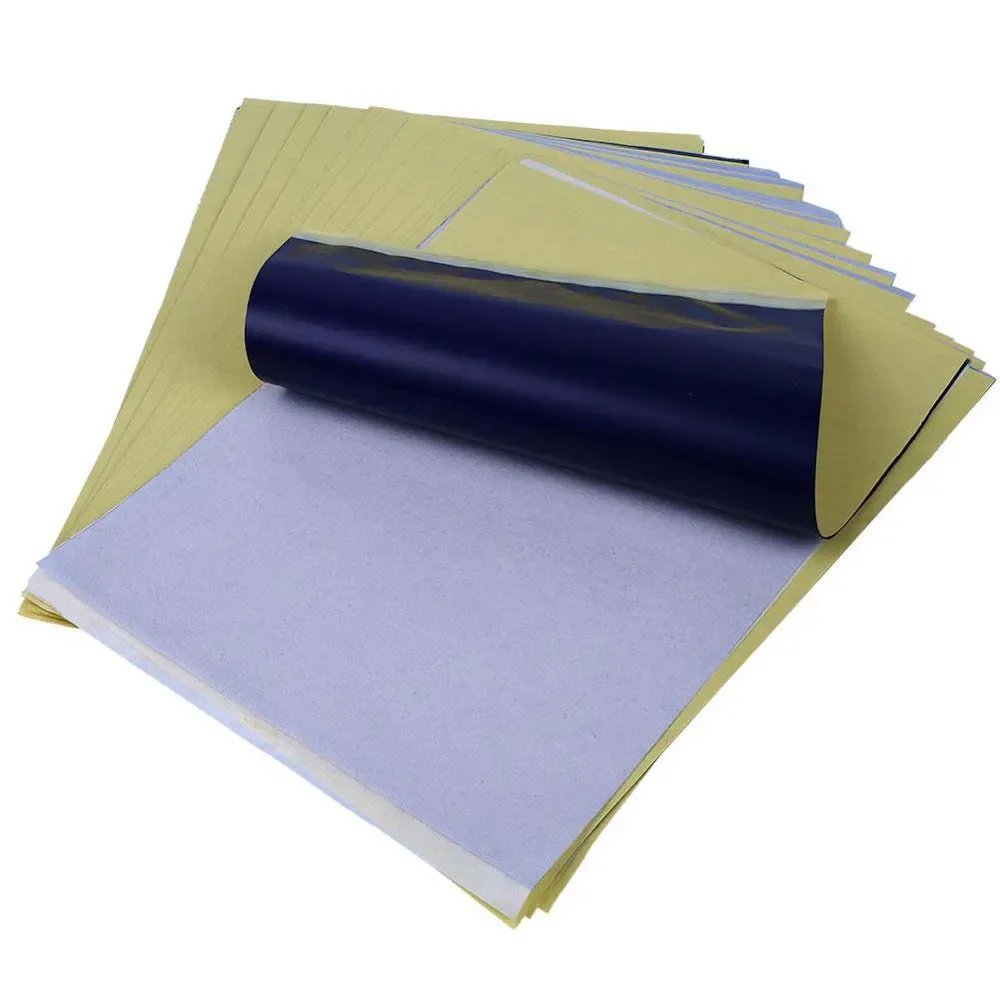 1pc A4 Tattoo Transfer Paper Tattoo Supplies Carbon Thermal Transfer Paper Tattoo Stencil Copy Tracing Paper Accessories