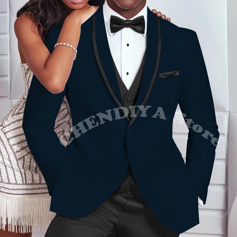 Navy Blue and Balck