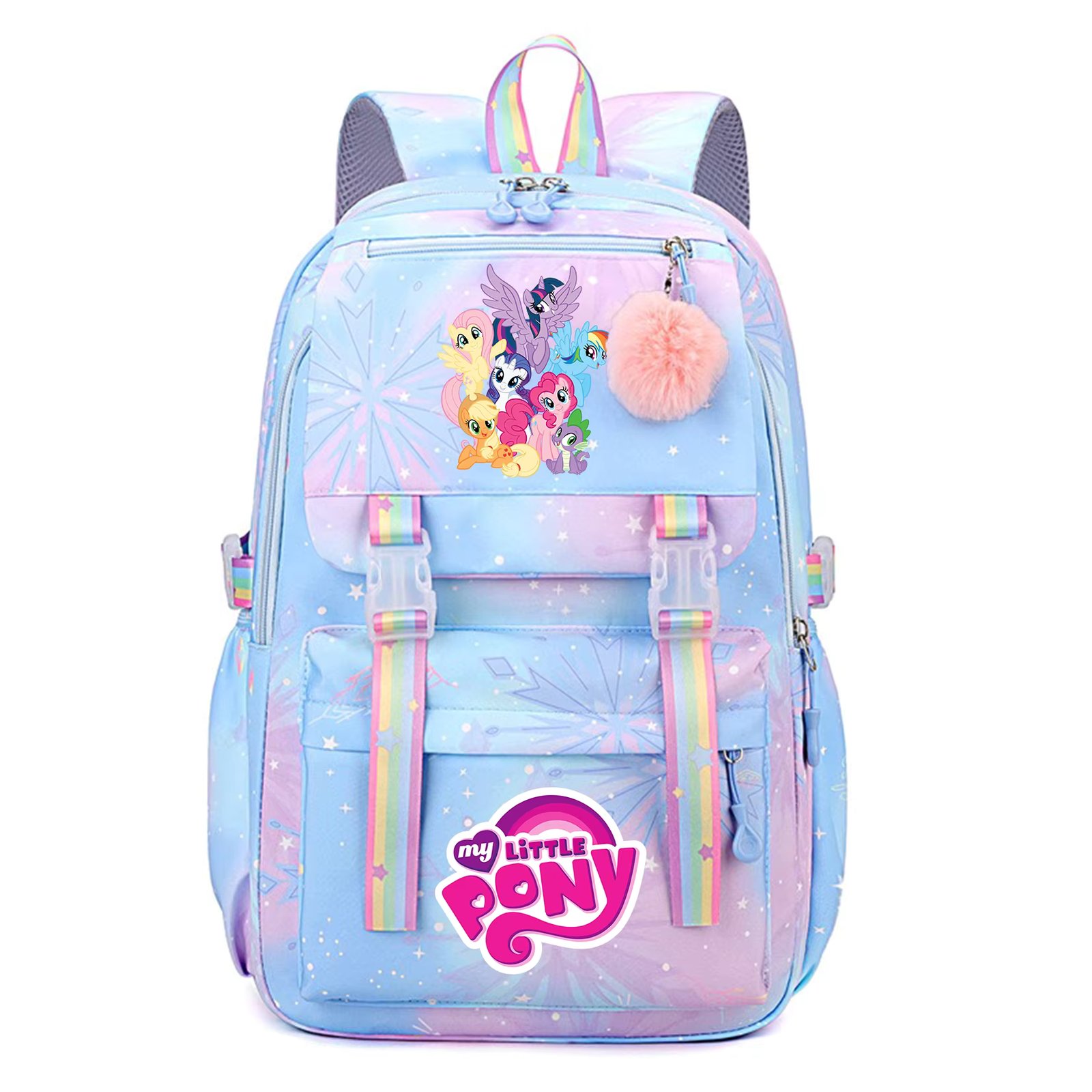 My Little Pony Backpack Boys Girls Bookbag Bag Student Teenager Children Knapsack Schoolbag Rucksack Mochila Kid Birthday Gift