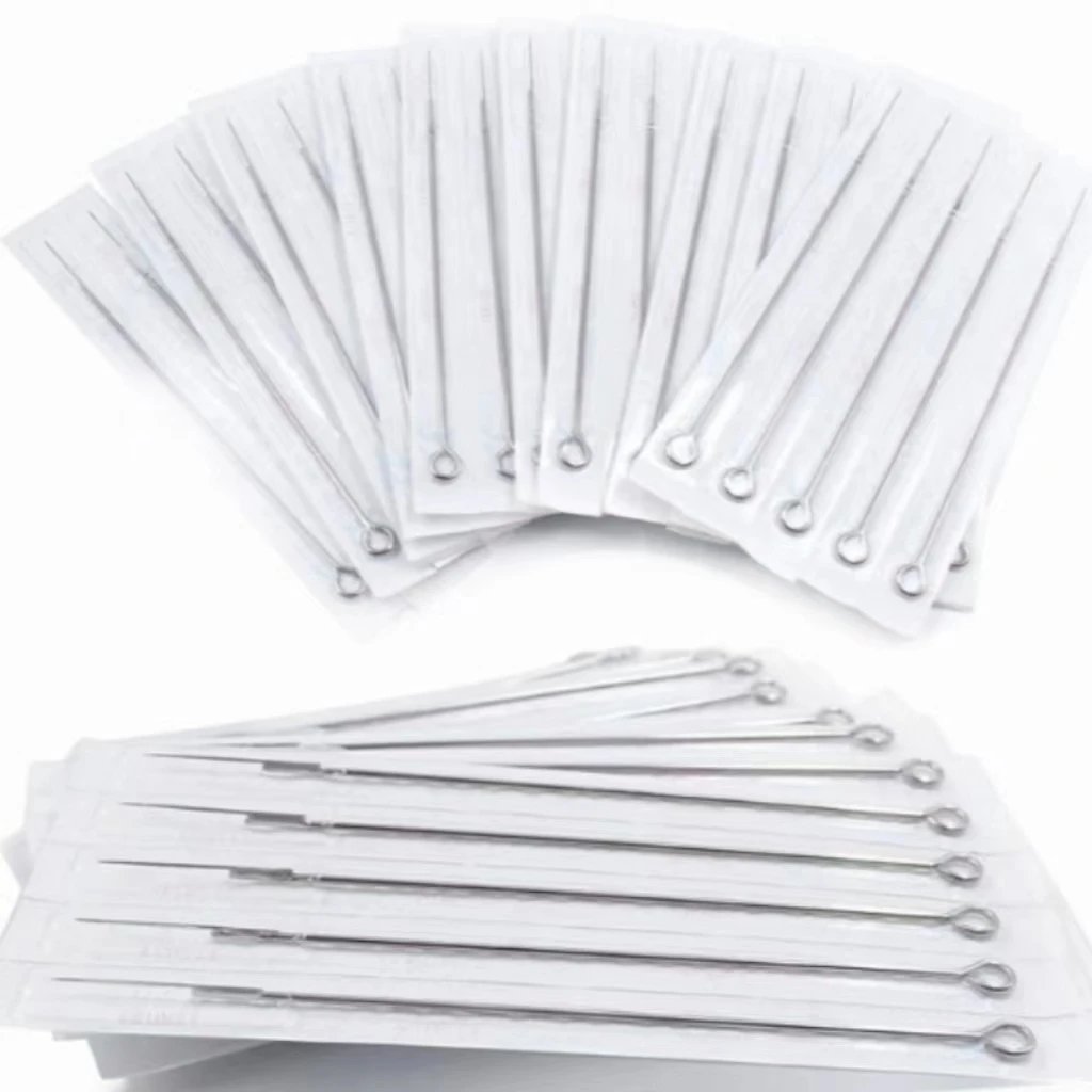 50pcs,Tattoo needles mixed with 3RL 5RL 7RL 5M1 7m1 disposable disinfectant tattoo needles, used for tattoo machines