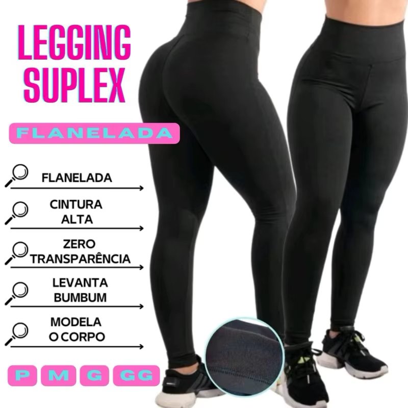 Leg Pelluciated Inside-Lining Trousers Thick-Flaneled Legging Stitching Reinforced Thermal Pants