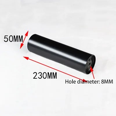 4PCS Black 230MM