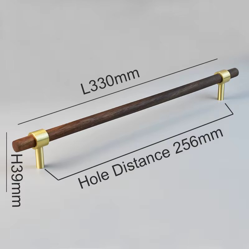 256mm Black walnut